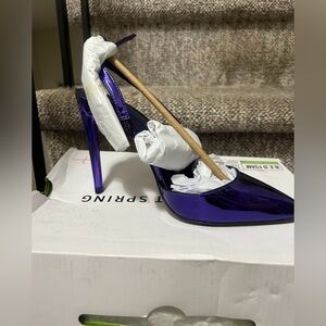 Purple Metallic Call it Spring Heels